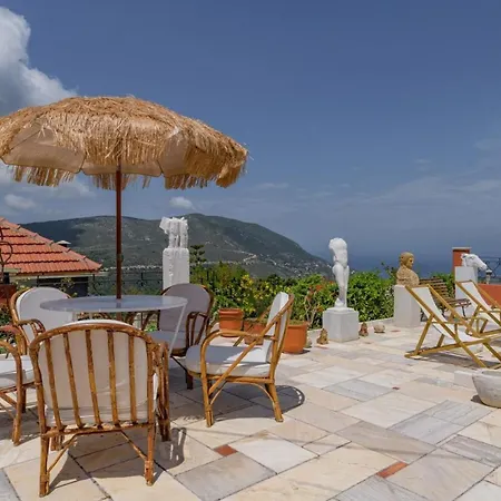 Вилла Art Gallery Kefalonia Sea View And Breakfast Kardhakata