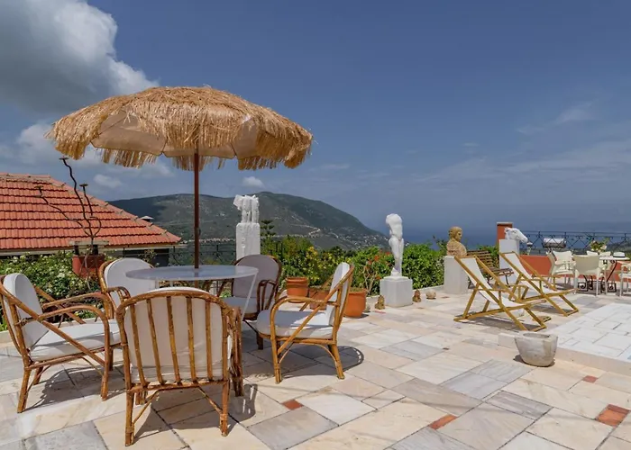 ヴィラ Art Gallery Kefalonia Sea View And Breakfast Kardhakáta
