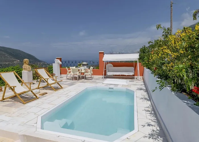 ヴィラ Art Gallery Kefalonia Sea View And Breakfast *